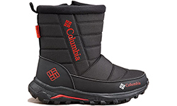 Columbia Bugaboot Silvia Black Red с мехом